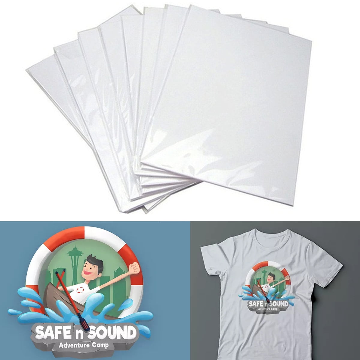 Sublimation Heat Transfer Paper for T-shirt Mug Phone Case MDF A4 Size 100 Sheet Migaven Heat Press Paper 