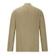 thumbnail image 3 of Playera Elvqul de Hombre Beige Manga Corta Economicas Solapa de Color Sólido, 3 of 8