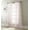 Baby Pink, variant on Lanco Katie Sheer Window Curtain Panel with Grommet Top, White, 37 x 84" (Set of 4)
