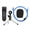 Black, variant on YAHHU Golden Condenser Microphone Stable USB Desktop Tripod MIC High Sensitivity Adjustable Angle for PC Chatting Gaming Recording Podcast Equipment 9.06 inches / 23 cm