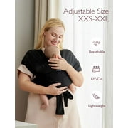 Momcozy Baby Carrier Air Mesh - Baby Wrap for Newborns to Toddler 8-35 lbs - Cooling, Breathable, and Lightweight
