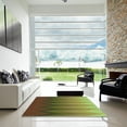 thumbnail image 7 of Ahgly Company Machine Washable Indoor Square Transitional Sepia Brown Area Rugs, 4' Square, 7 of 7