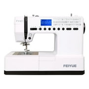 FEIYUE FY401 Electronic Sewing Machine, 60 Stitches, Digital LCD, Easy One-Touch Operation, Portable & Versatile for Beginners and Crafters, Home Sewing & DIY Projects