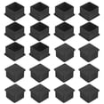 thumbnail image 1 of Uxcell Paquete de 20 Tapas de Pierna Cuadradas para Muebles, Tapas de Pierna de 1.5" (38mm) para Sillas/Mesas/Camas, 1 of 7