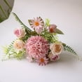 thumbnail image 5 of HengDidi Realistic Artificial Flower Bouquet Vibrant Fake Floral Arrangement for Home Decoration Wedding Centerpiece Party Decor Vase Not Included, 5 of 8