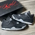 thumbnail image 1 of Ni - ke Jordan 4 Retro Black Canvas-Very Clean-Size 11.5, 1 of 5