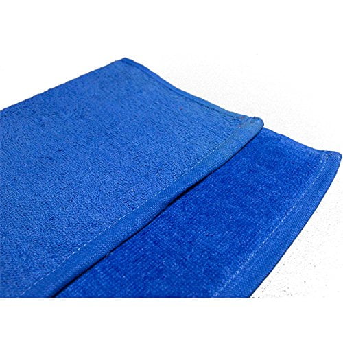 11in.x18in. IZO Home Goods Premium 100/% Cotton White Fingertip Towels Terry-Velour Wash Cloth Set of 6 Blue