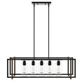 thumbnail image 2 of Aiwen Modern 5 Lights Linear Chandelier Pendant Light Farmhouse Ceiling Lamp, 2 of 10