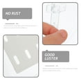 thumbnail image 3 of KONTONTY 1Pcs Wall Mount Storage Organizer White Plastic Simple Design Storage Rack for Kitchen Use, 3 of 8