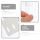 thumbnail image 3 of unbranded 1Ud Punch Free Wall Storage Rack White Plastic for Kitchen Bathroom Bedroom Organizer, 3 of 8