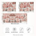 thumbnail image 2 of Yayeee Pillowcase Queen Size Set of 2 Satin Wrinkle Resistant Pillow Case, Light Pink Gingerbread Houses, 2 of 8
