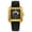 Gold, variant on Automatic Watch for Men 10ATM Waterproof Square Mechanical Wristwatch with Super Luminous Hands Fluororubber Strap