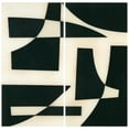thumbnail image 4 of "Onyx Cutout" Oversized 72"x 36" Frameless Free-Floating Reverse Printed Tempered Art Glass Panels Set, 4 of 12