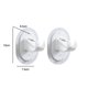 thumbnail image 1 of 2 uds ganchos adhesivos abrazadera de suspensión pegajosa fácil para baño de cocina (blanco) Sywqhk Libre de BPA, 1 of 4