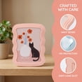 thumbnail image 2 of Unique Bargains Wavy Picture Frame Cute Scalloped Plastic Photo Frame Pink 4" x 6", 2 of 6