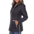 thumbnail image 4 of White Mark Women's Zip Up Puffer Coat, 4 of 5