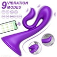 thumbnail image 2 of Xbonp Powerful G-Spot Vibrator Female Dildo 9 Speed Purple, 2 of 4