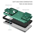 thumbnail image 3 of Decase for Samsung Galaxy S25 Ultra Case with Slide Cover, Silicone TPU Bumper Tough PC Cover with Kickstand, Military Shockproof Protective Phone Case for Samsung S25 Ultra,Darkgreen, 3 of 10