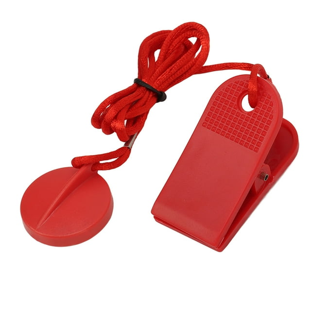 Llave De Seguridad Para Cinta De Correr, Interruptor De Seguridad Para Máquina En Marcha, 1 Par De Clip Fuerte, Estructura Compacta, Parada De Emergencia Para Uso Comercial