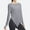 Gray 2, variant on Aobny Women'S Solid Color Crew Neck Long Sleeve Casual Shirt,Black,L