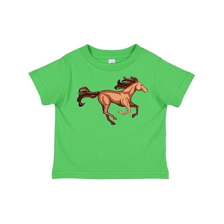 

Inktastic Galloping Brown Horse-stylized Illustration Gift Toddler Boy or Toddler Girl T-Shirt