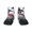 2 Black-2, variant on Flamingo On The Jungle Print Adult Socks, Crew Moisture-wicking Socks, Unisex Cushion Crew Socks,Casual Sports Ankle Socks
