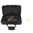 thumbnail image 2 of Bb Clarinet for Beginners Students, Profesional B Flat Clarinet Kit with 6 Segments Clarinet, Reed Clip, Screwdriver, Cleaning Cloth and Strap, B Flat Beginner Clarinet, 2 of 7