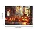 thumbnail image 2 of Halloween Tapestry halloween Decor, Halloween Windowsill Pumpkin Ghost A Halloween Decorations Wall Tapestry Aesthetic, Tapestry Wall Hanging for Bedroom, Livingroom, Dorm Decor - 60x40in, 2 of 6