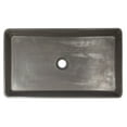 thumbnail image 4 of Wide Rectangular Concrete Vessel Sink - Charcoal, 4 of 10