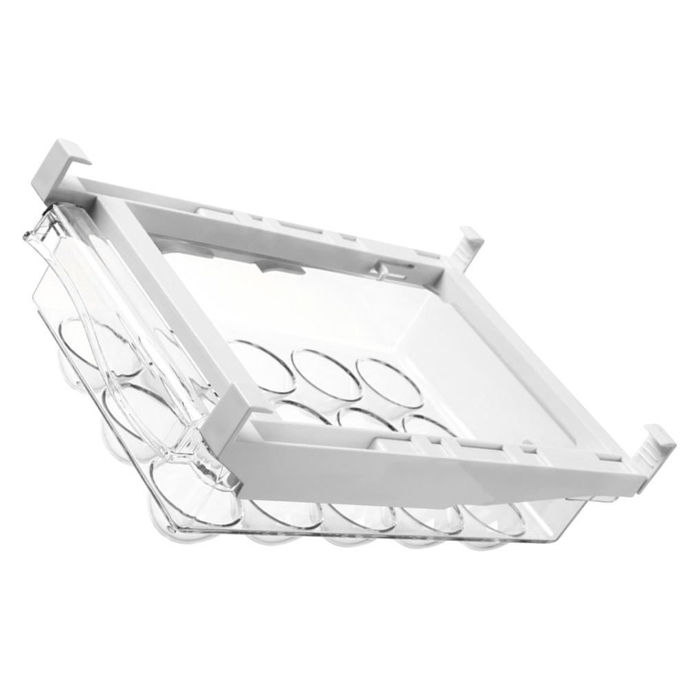 WHAMVOX Drawer Egg Holder Fridge Egg Organizer Egg Tray Egg Drawer Holder Refrigerator Egg Container