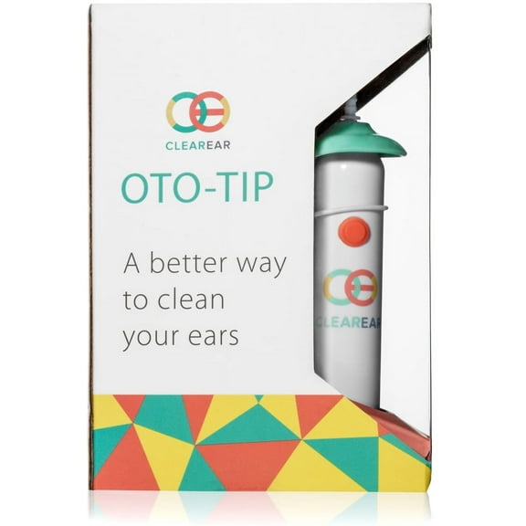 Oto-Tip Electric Ear Wax Removal Kit – Safe and Reusable Silicone Tips - Uses Spiral Spin Technology for Safe Ear Cleaning - Includes 10 Replacement Tips and Device