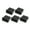 Black, variant on Whaledi 5pcs/Set USB Anti-Dust Plug Stopper Type A Male Cap Cover Protector