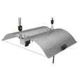 thumbnail image 2 of SunStream Double Ended Adjustable High-Reflectivity Vega Aluminum Reflector for DE HPS MH Grow Light Kit Medium, 2 of 7