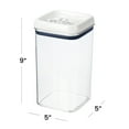thumbnail image 5 of (4 pack) Better Homes & Gardens Canister - 9.9 Cup Flip-Tite® Square Food Storage Container, 5 of 12