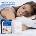 thumbnail image 4 of 60 pegatinas antironquidos con cierre cruzado eficaz para la boca para hombres y mujeres. Ndcxsfigh Cuidado Belleza, 4 of 9