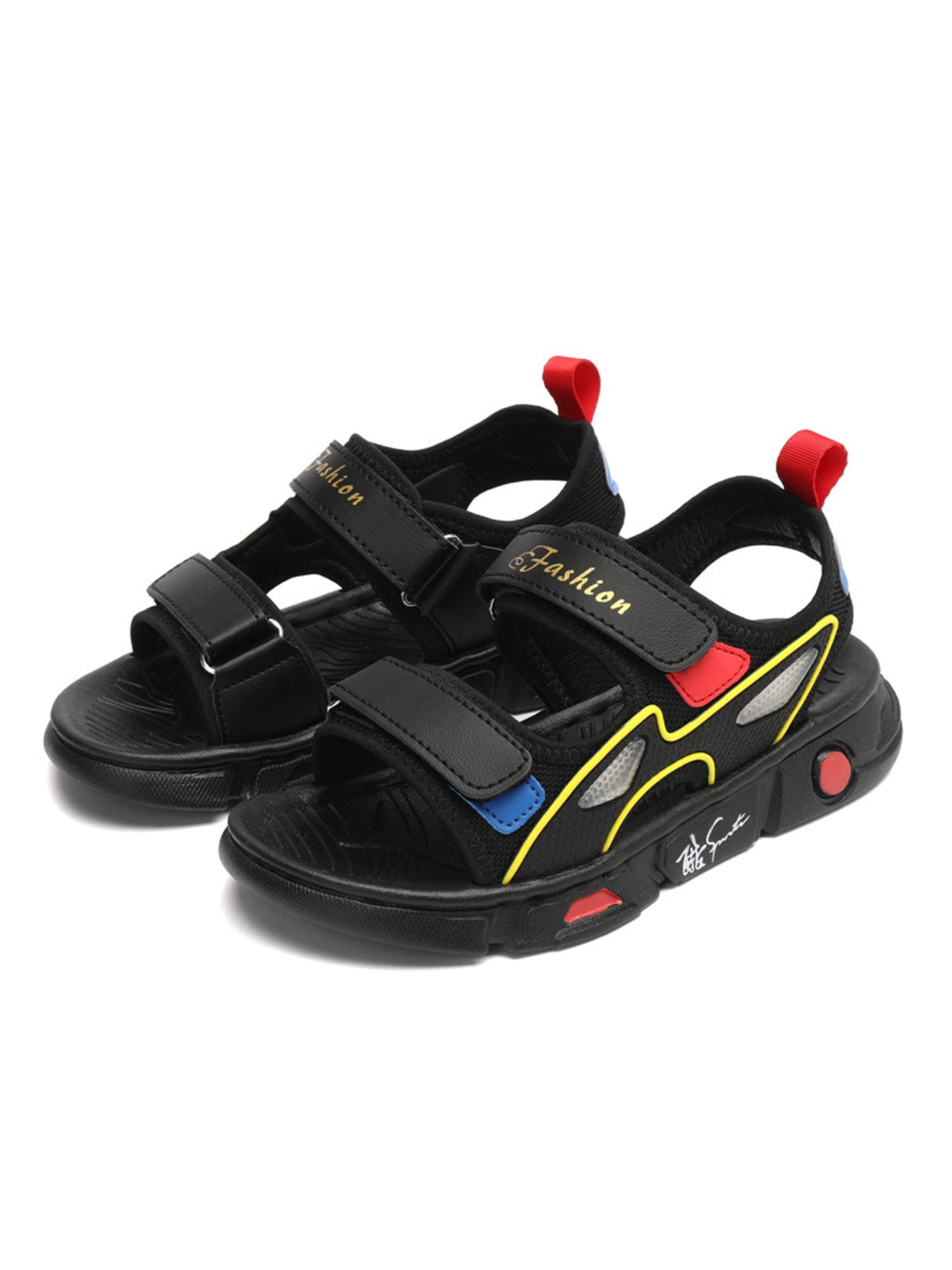 Kids Boys Casual Beach Slippers Sport Sandals Lightweight Anti-slip Summer Shoes 