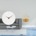 thumbnail image 2 of Reloj de pared decorativo con soporte para tazas, organizador de tazas de café, estante para tazas de té, soporte de exhibición con platillos y almace, 2 of 8