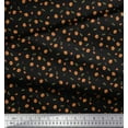 thumbnail image 2 of Soimoi Velvet Fabric Small Bird,Fish & Heron Bird Print Fabric by Yard 58 Inch Wide, 2 of 3