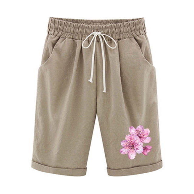 Birdeem Ensemble Haut et Short pour Femmes Shorts à Taille Élastique avec Cordon de Serrage