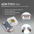 thumbnail image 6 of 52Pi Raspberry Pi 5 Ice Tower Cooler, Aluminum Heatsink with RGB Cooling Fan for Raspberry Pi 5, 6 of 9