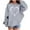 Gray, variant on Babcutegg Girls Valentine's Day Sweatshirts Lightweight Graphic Tee Hoodies Long Sleeve Casual Fashion Girls Clothes Black Size 9