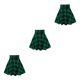 thumbnail image 4 of Minifalda acampanada Minnieouse corta a cuadros para mujer vestido con cordón Vintage Verde XL, 4 of 6