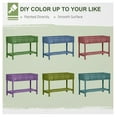 thumbnail image 5 of Raised Garden Bed with 8 Planter Boxes, Dark Grey Wooden Elevated Planter Stand with Shelf - Herbs, Veggies, Flowers, 5 of 9