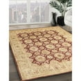 thumbnail image 2 of Ahgly Company Indoor Round Traditional Chocolate Brown Area Rugs, 4' Round, 2 of 6
