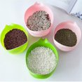 thumbnail image 3 of Rice Wash Sieve Plastic Kitchen Vegetable Drain Basket Rice Cleaning Strainers With Handle Colanders Food Strainers, 3 of 5