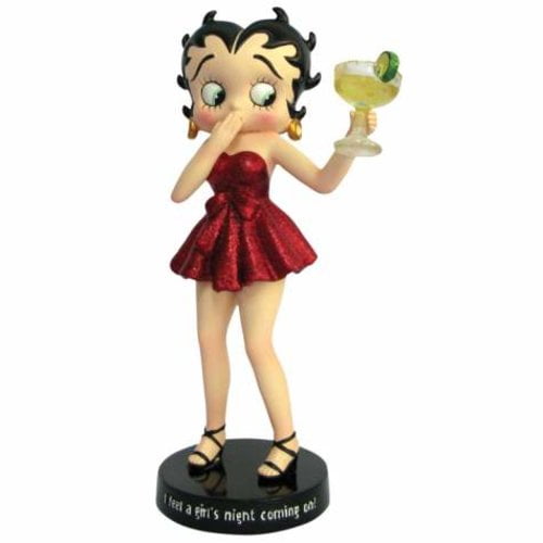 7 Blushing Betty Boop Figurine in Party Dress with Girls Night -  Walmartcom - Walmartcom