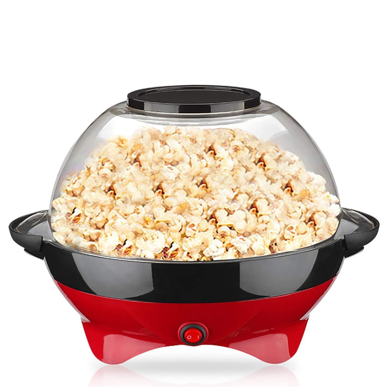 Popcorn Popper, 3.5 Quart Popcorn Machine, 450W Home Hot Oil Popcorn Maker  Machine with Stirring Rod 