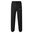 thumbnail image 4 of WEAIXIMIUNG Pantalon Noir Homme Ajusté Fuselé Automne et Hiver Mode Rue Loisirs Sports Extérieur Course Pull Pantalon, 4 of 4