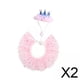 thumbnail image 1 of Bandana para gatos,Pañuelos de encaje para perros y accesorio de corona para gatos,Disfraces de princesa para gatos Conjunto babero para mascotas,Bufanda de cuello redondo Babero de encaje, 1 of 8