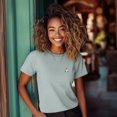 thumbnail image 3 of Dalix Heartly Ghost Everyday Tee Lightweight Short Sleeve Summer Shirt Womens in Seafoam M Medium, 3 of 5